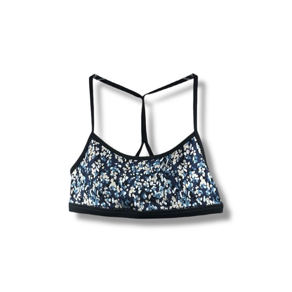 Johnny Was Calme NWT Endurance Sports Bra in Blue Print Size M